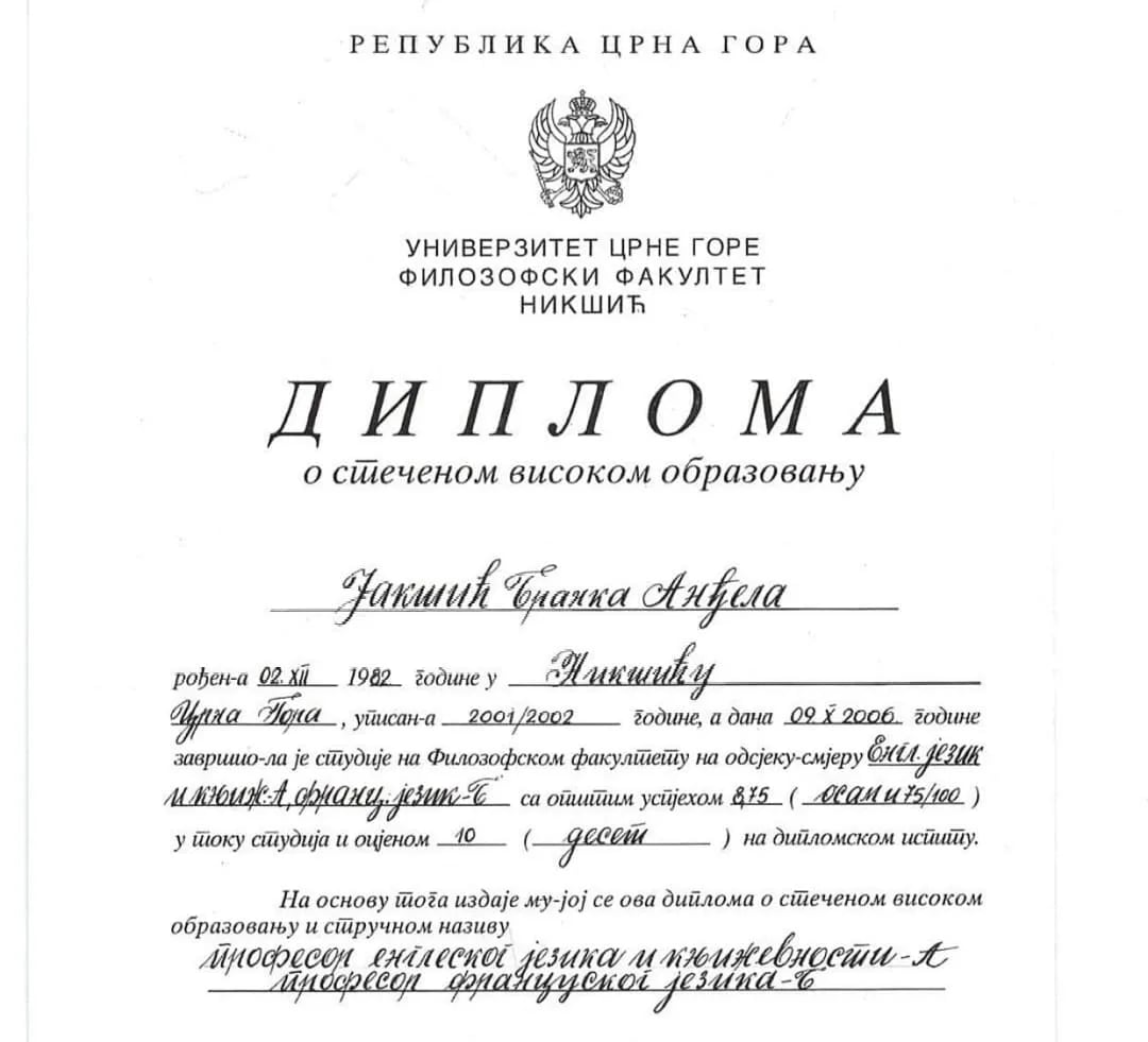 Rukovodstvo Ministarstva prosvjete objavilo diplome