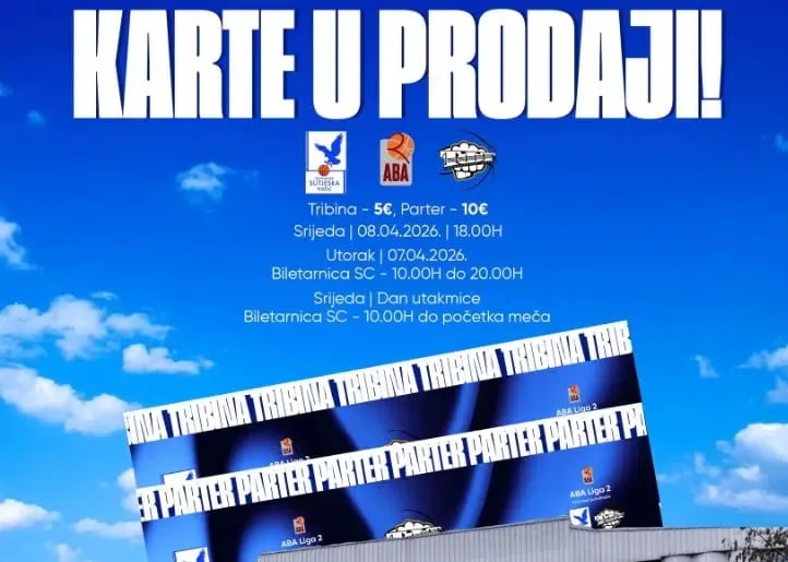 Karte za utakmicu Sutjeska-TFT u prodaji od utorka