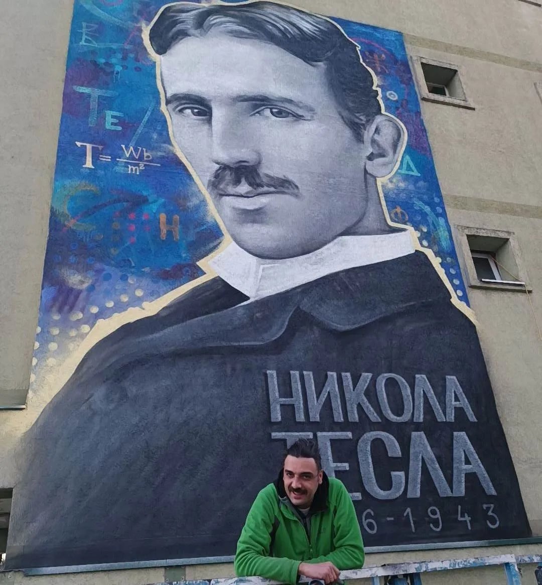 Nikola Tesla u svojoj ulici - Festival urbane kulture oživljava nikšićke fasade