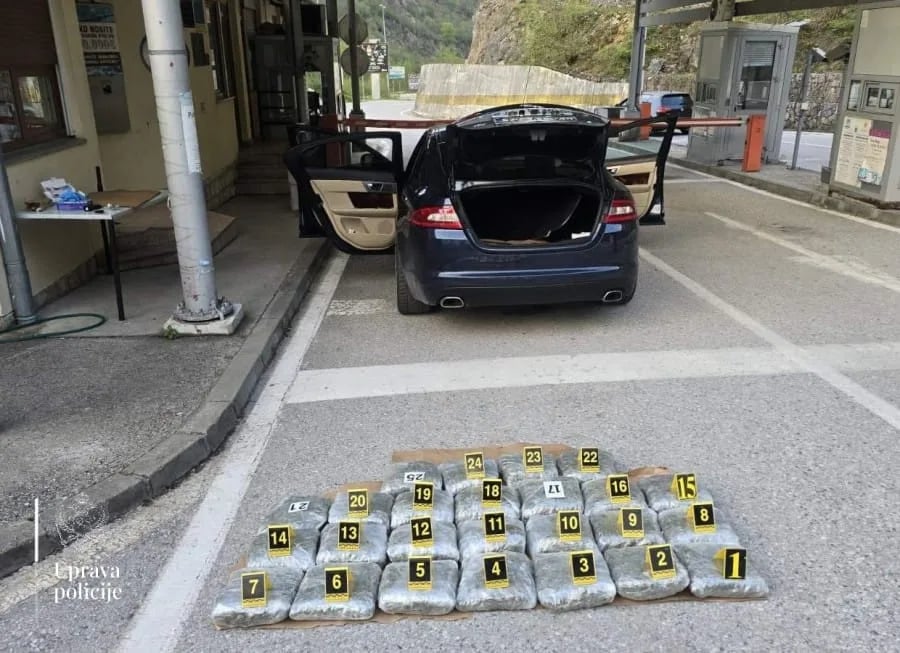 Na Šćepan polju zaplijenjeno 25 kilograma marihuane