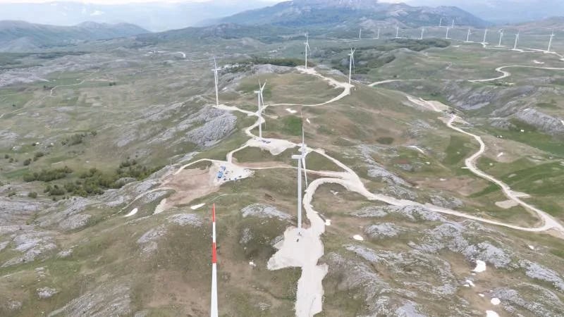 Puštena u rad VE Gvozd, Spajić: Ključni projekat na našem putu zelene tranzicije