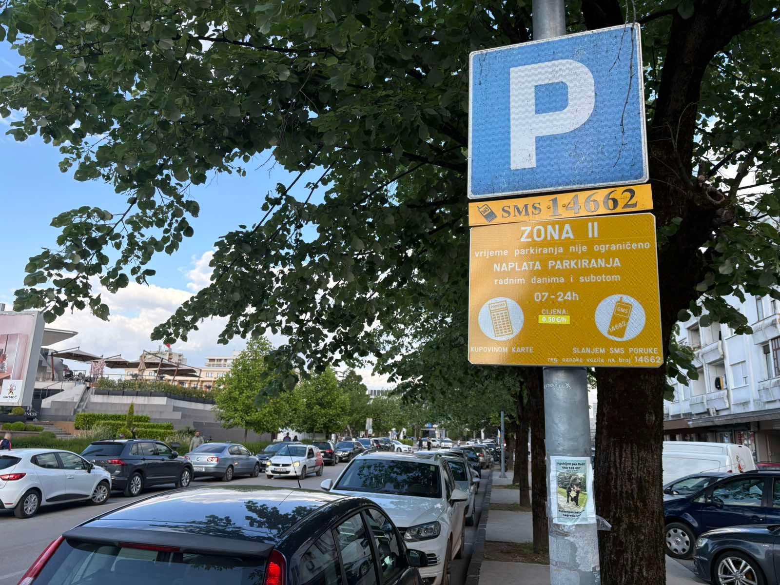 Besplatan parking 21. i 22. maja