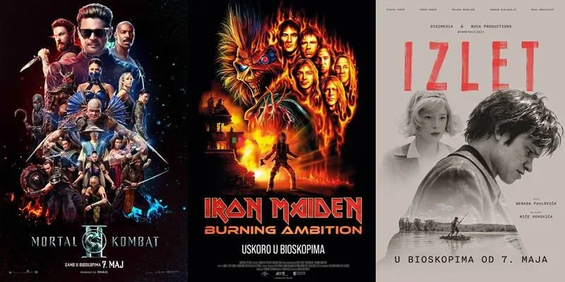Novi repertoar bioskopa Cinema 213