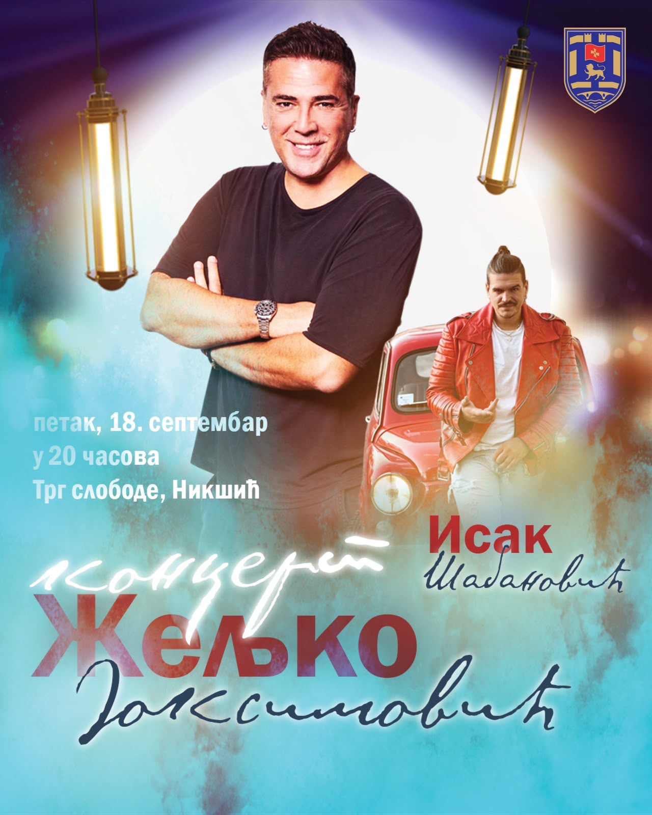 Koncert Željka Joksimovića i Isaka Šabanovića