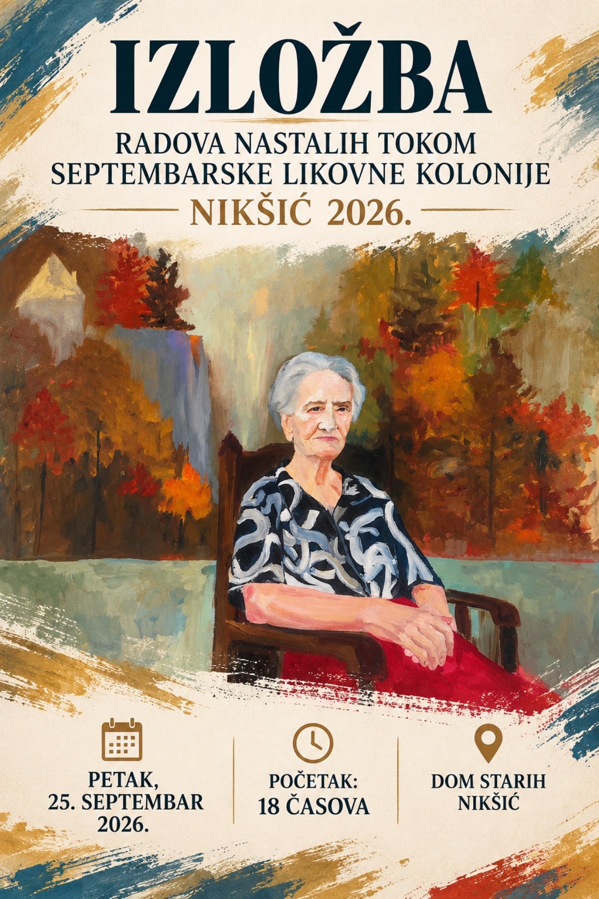 Izložba radova nastalih tokom septembarske likovne kolonije