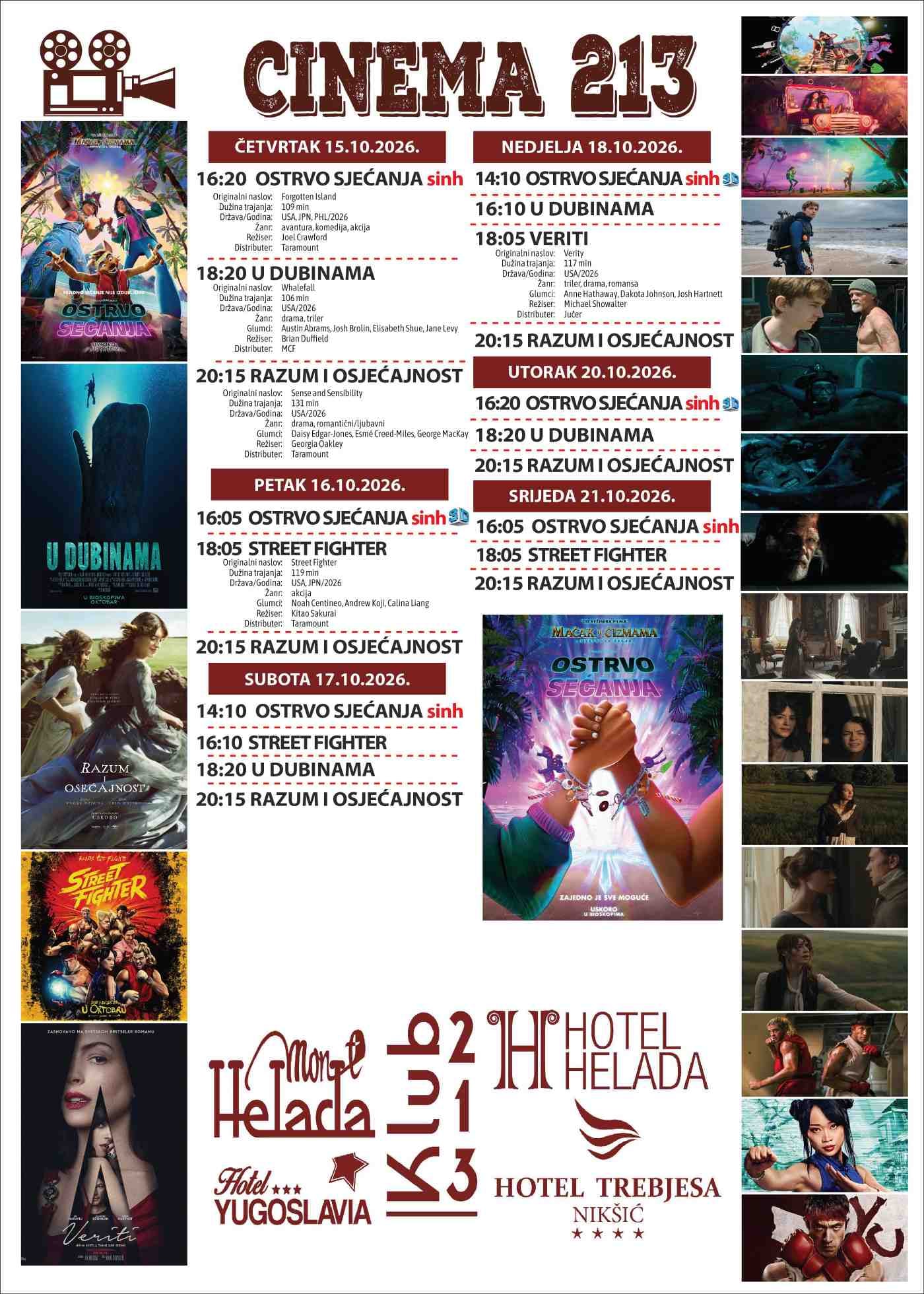 Novi bioskopski repertoar