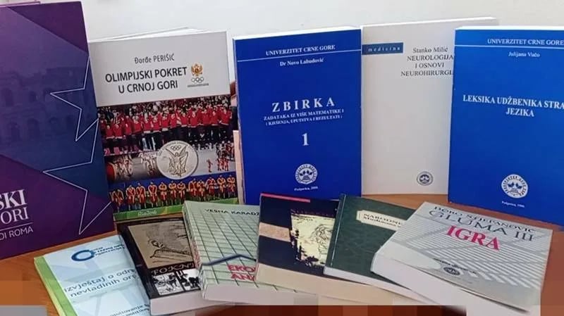 Biblioteci "Njegoš" uručena donacija knjiga UCG