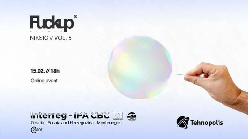 Tehnopolis organizuje Fuckup Nights