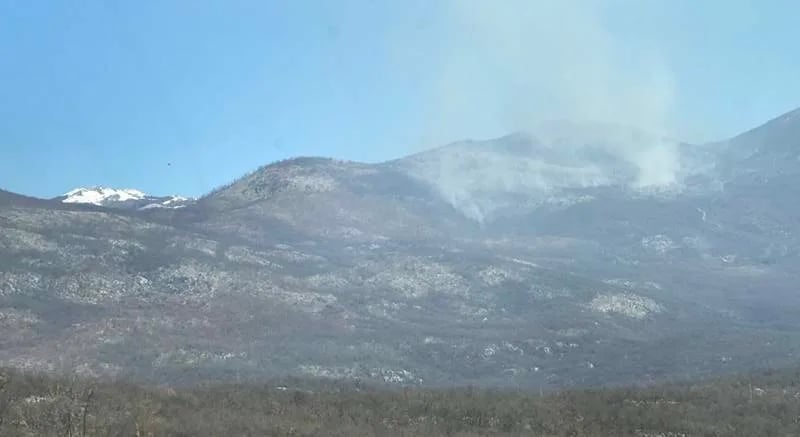 Nikšićki vatrogasci spašavaju kuće i vikendice u Orahu