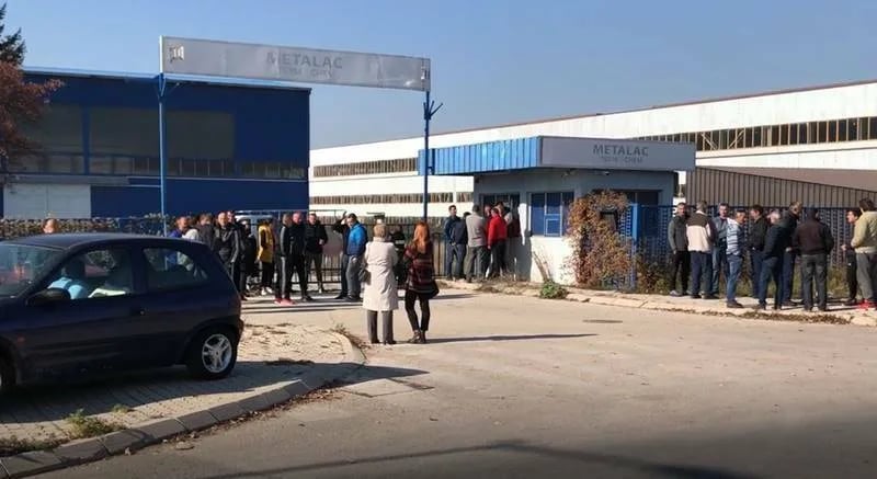 Protest radnika Metalac Termochem: Tvrde da će imovina da se pretopi u staro željezo