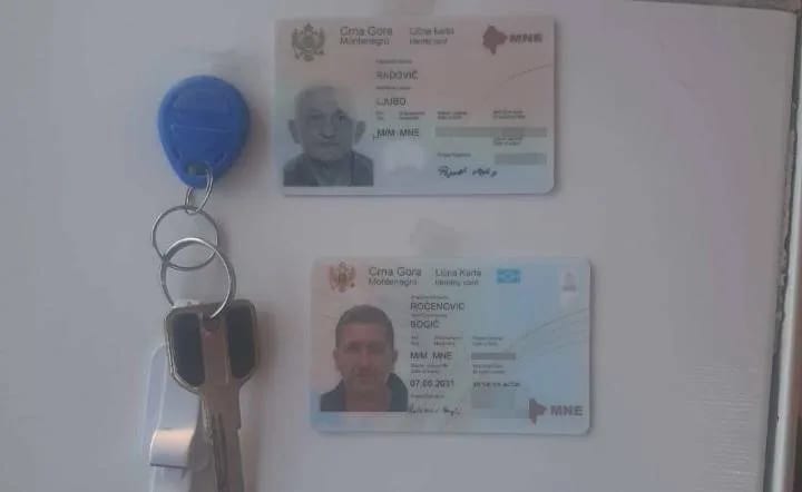 Pronađene dvije lične karte