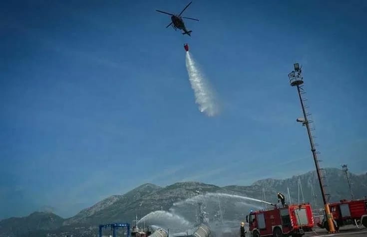 Helikopteri Vojske Crne Gore spremni za požare
