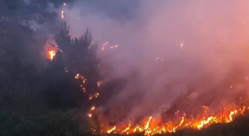 Šumski požar u području Nudola i Bijele gore: Vatru gasi i VCG iz helikoptera
