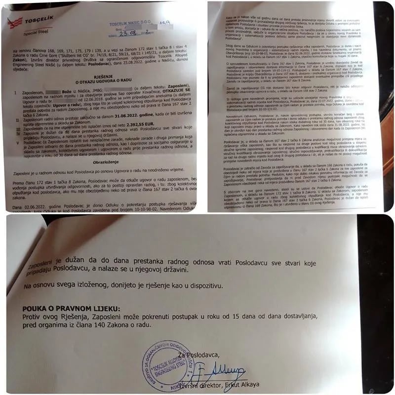 Počeli da uručuju otkaze radnicima Željezare