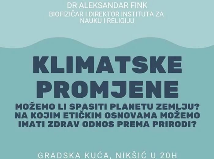 Gradska kuća: Predavanje o klimatskim promjenama
