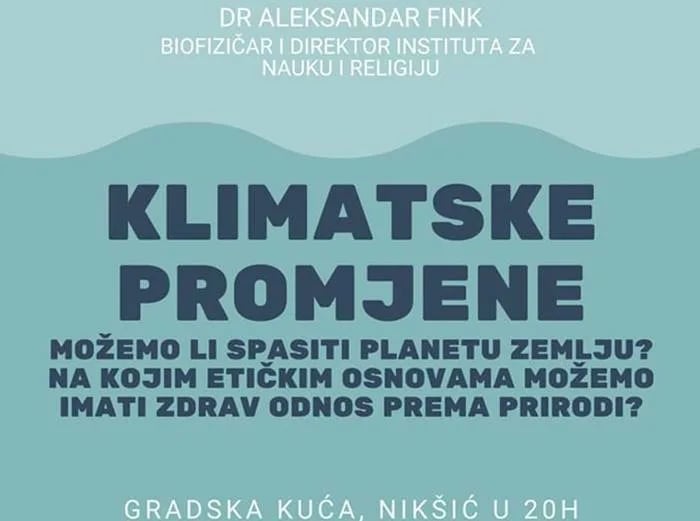 Gradska kuća: Predavanje o klimatskim promjenama
