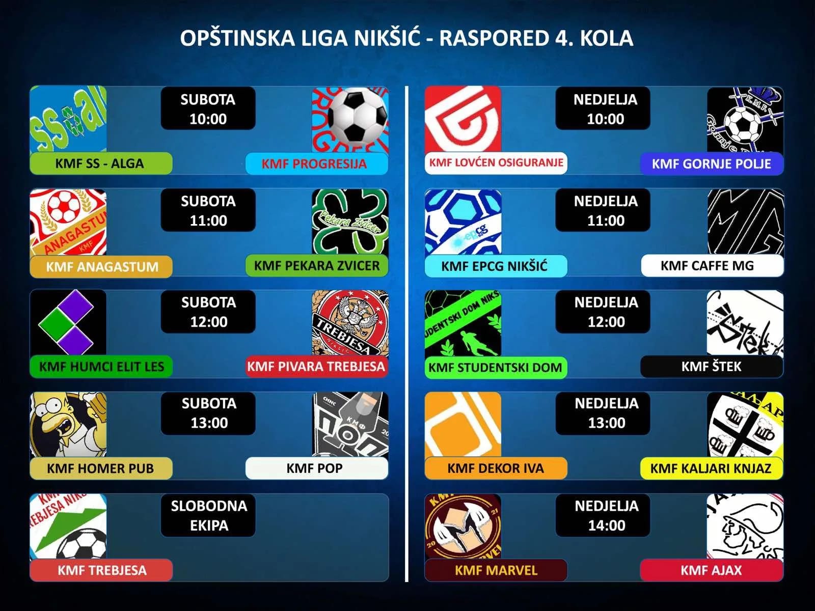 Nastavljaju se mečevi Opštinske lige