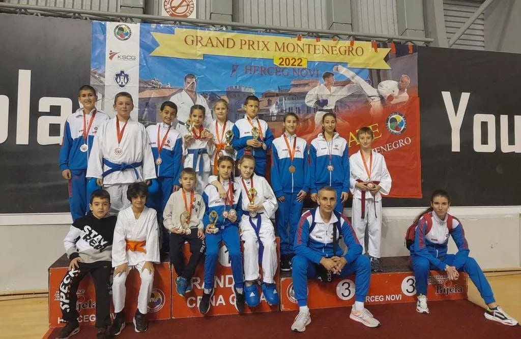"Grand Prix Montenegro": Karatisti Šampiona zauzeli osmo mjesto