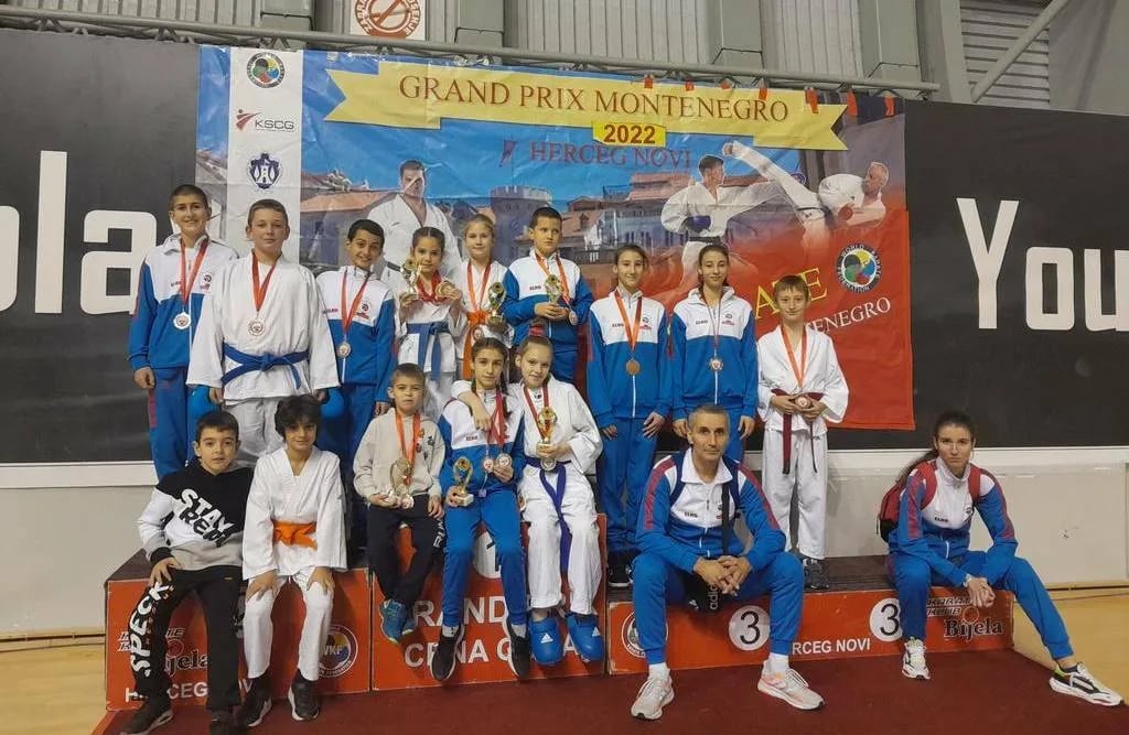 "Grand Prix Montenegro": Karatisti Šampiona zauzeli osmo mjesto