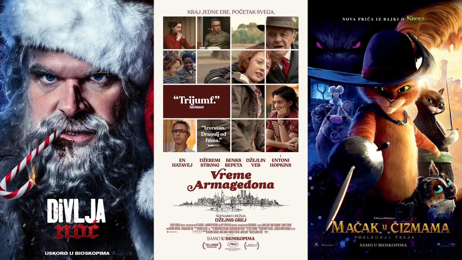 Novi repertoar bioskopa Cinema 213