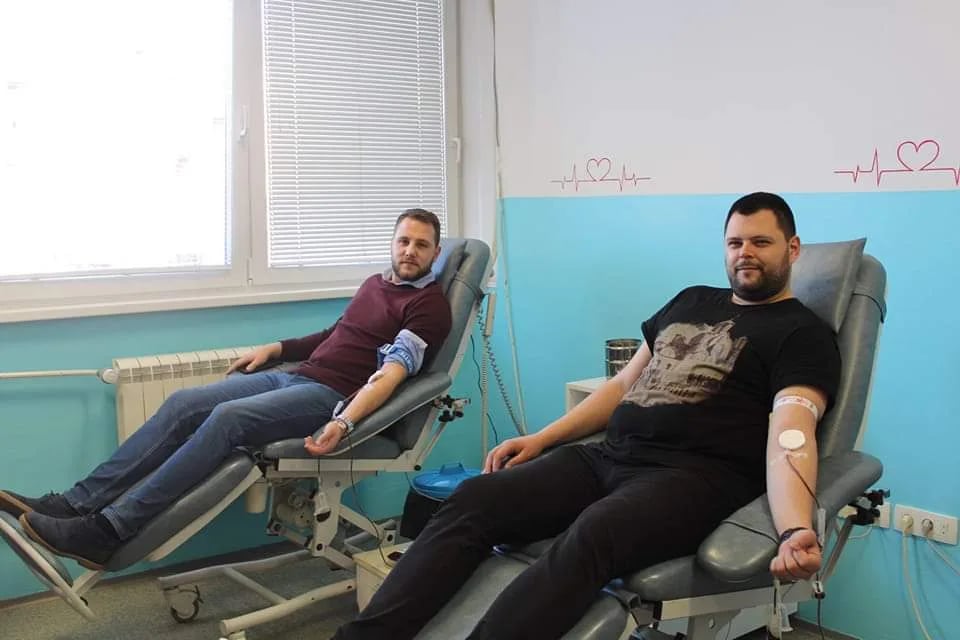 Kovačević i Vuković podržali akciju dobrovoljnog davalaštva krvi