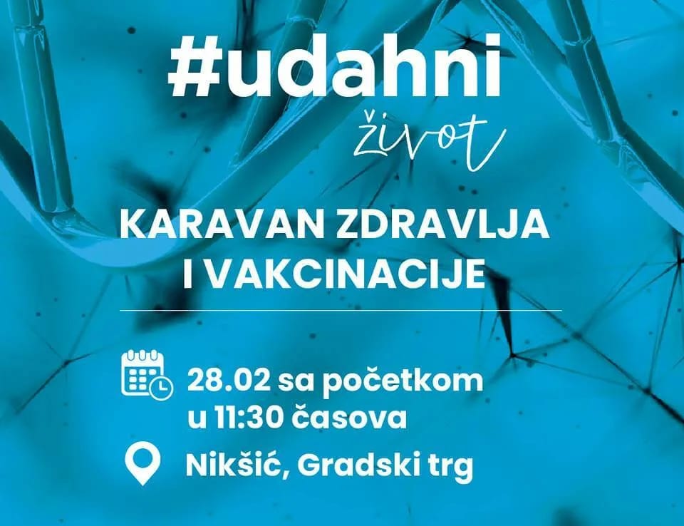 "Karavan zdravlja i vakcinacije" sjutra na Trgu slobode
