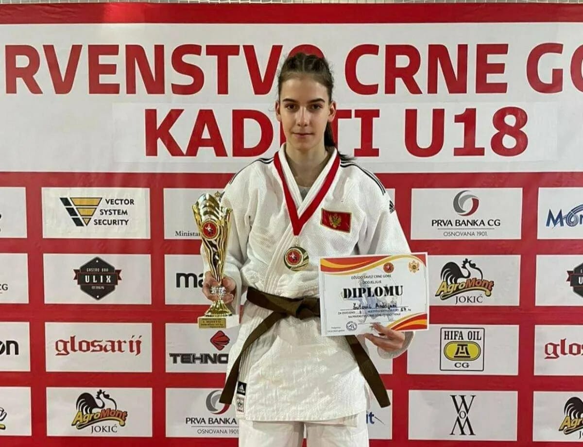 Andrijana Šutović šampion Crne Gore U18