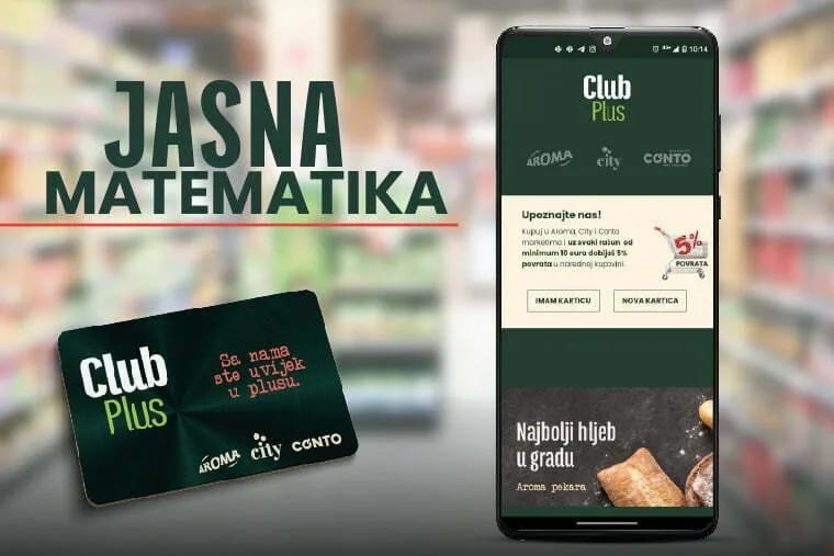 CLUB PLUS aplikacija – u tri koraka do povoljnosti pri svakoj kupovini