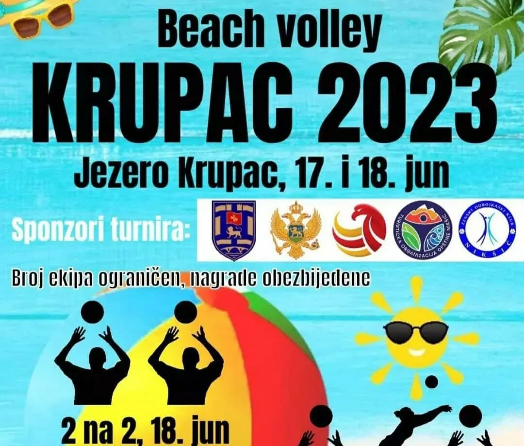 Odbojka na plaži kraj Krupca