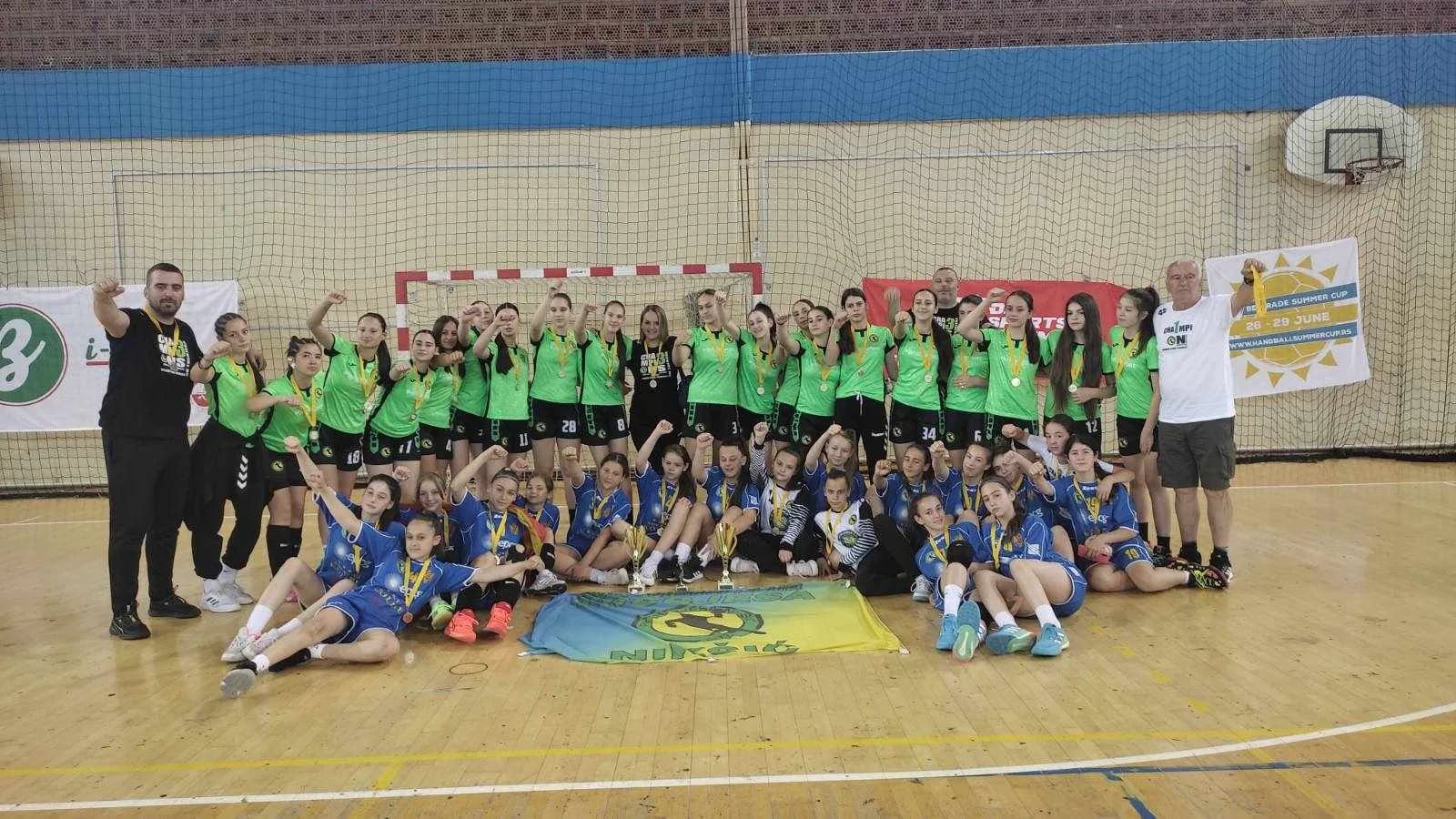 Rukometašicama Trebjese dva pehara, nagrade i za najboljeg trenera, golmanku i igračicu turnira
