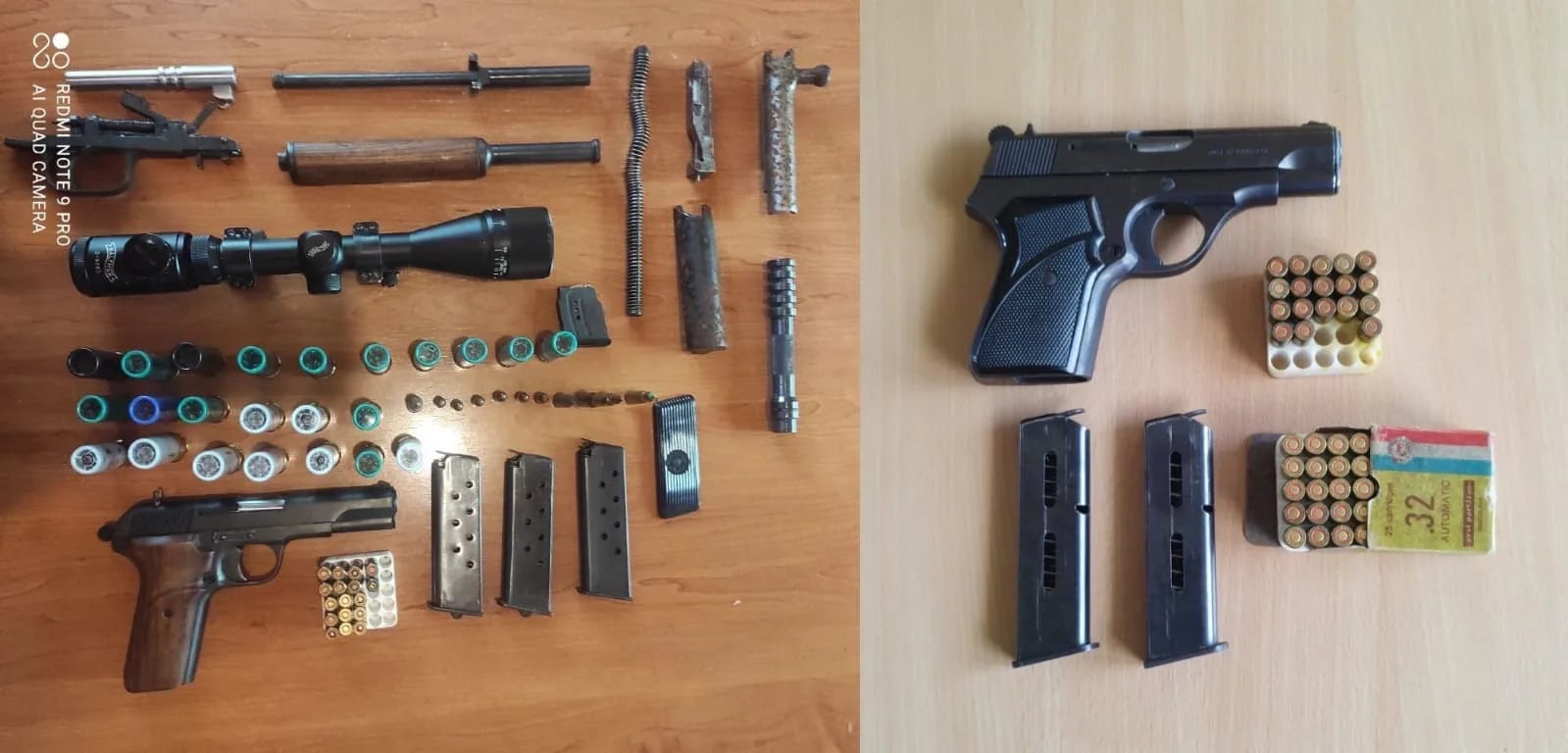 Pretresi na tri lokacije u Plužinama i Šavniku, oduzeto oružje i municija