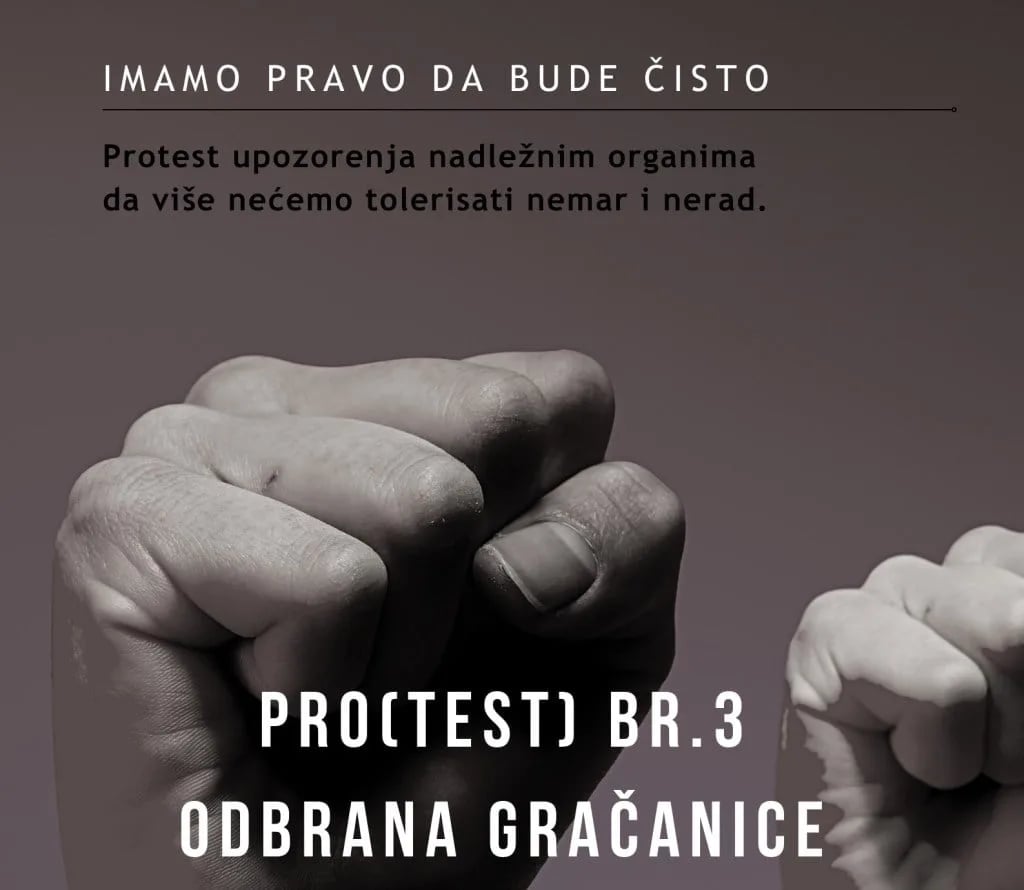 Danas treći Pro(test) za odbranu rijeke Gračanice