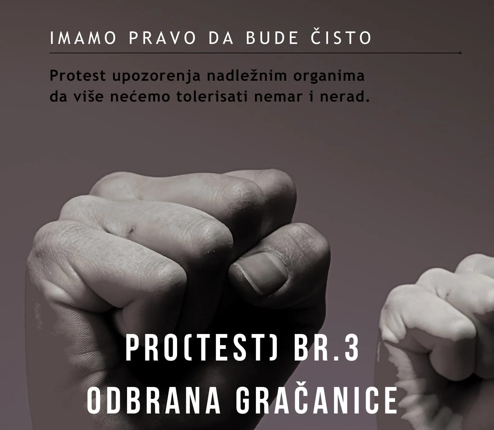 U ponedjeljak treći Pro(test) za odbranu rijeke Gračanice
