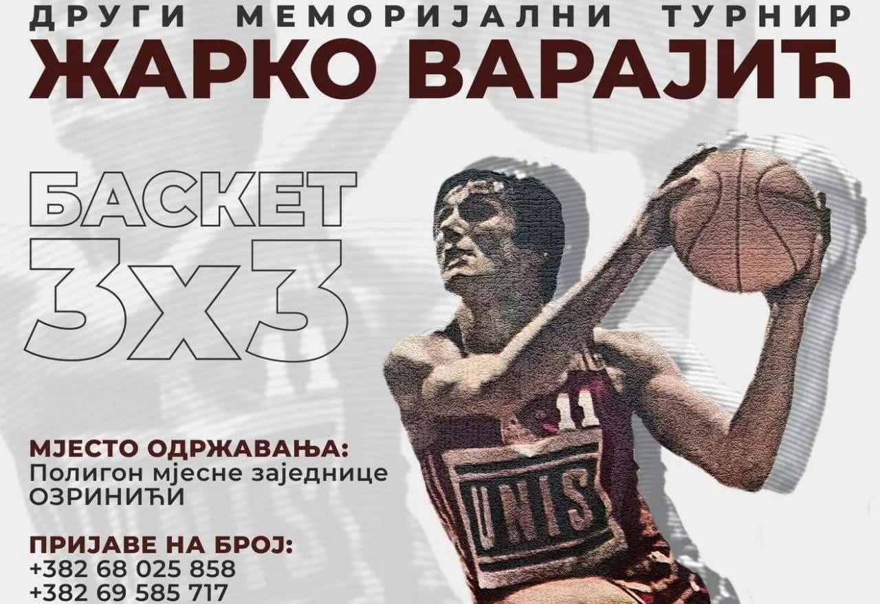 Drugi Memorijalni turnir Žarko Varajić 26. i 27. avgusta