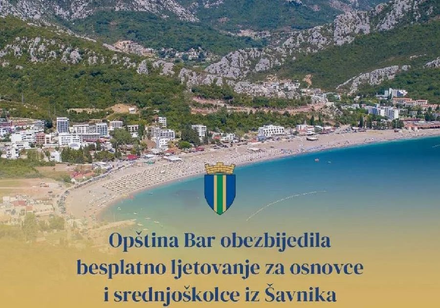 Besplatno ljetovanje za osnovce i srednjoškolce iz Šavnika