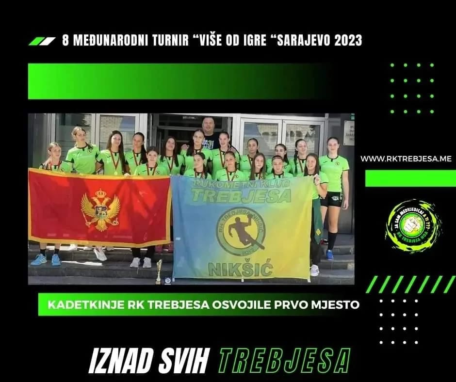 Sarajevo: Kadetkinje „Trebjese“ osvojile turnir „Više od igre“