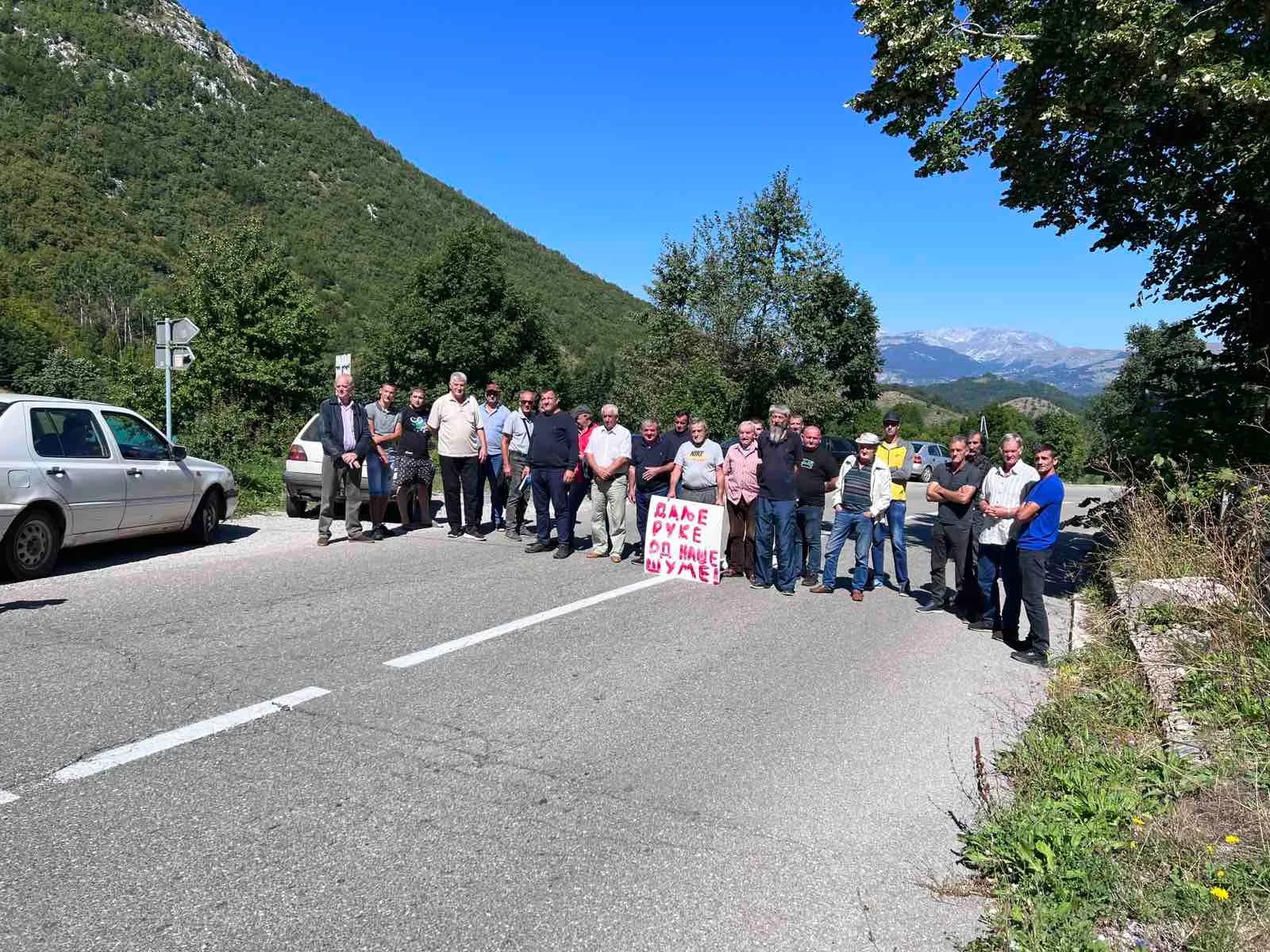 Mještani poručili: Nećemo tolerisati ekocid u Biovskoj gori