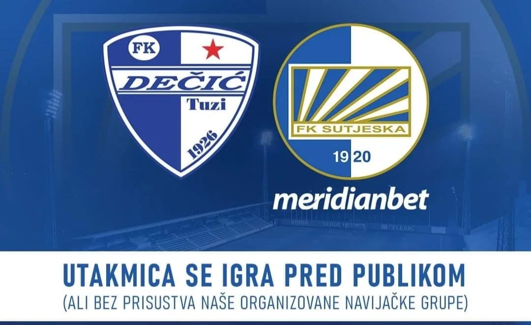 Dečić i Sutjeska će ipak igrati pred publikom