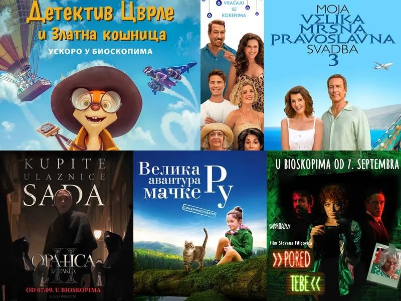 Novi repertoar bioskopa Cinema 213