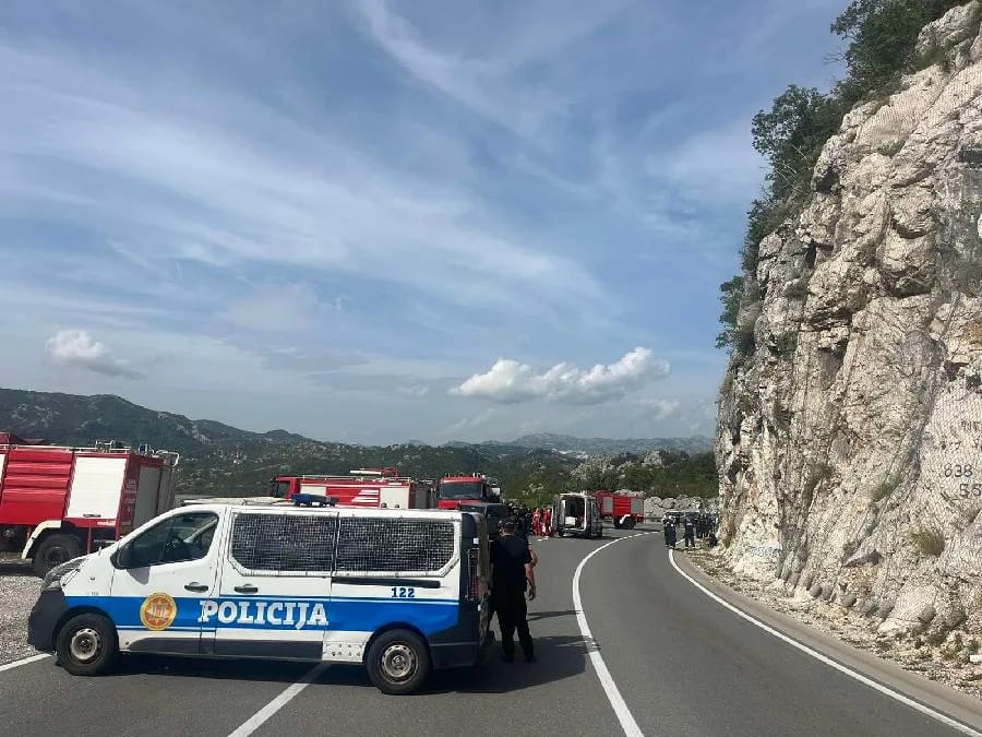 Nesreća na Obzovici: Četiri osobe vitalno ugrožene