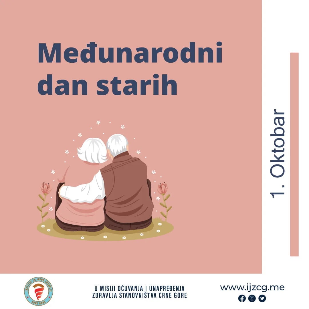 Trend starenja stanovništva prisutan i u Crnoj Gori