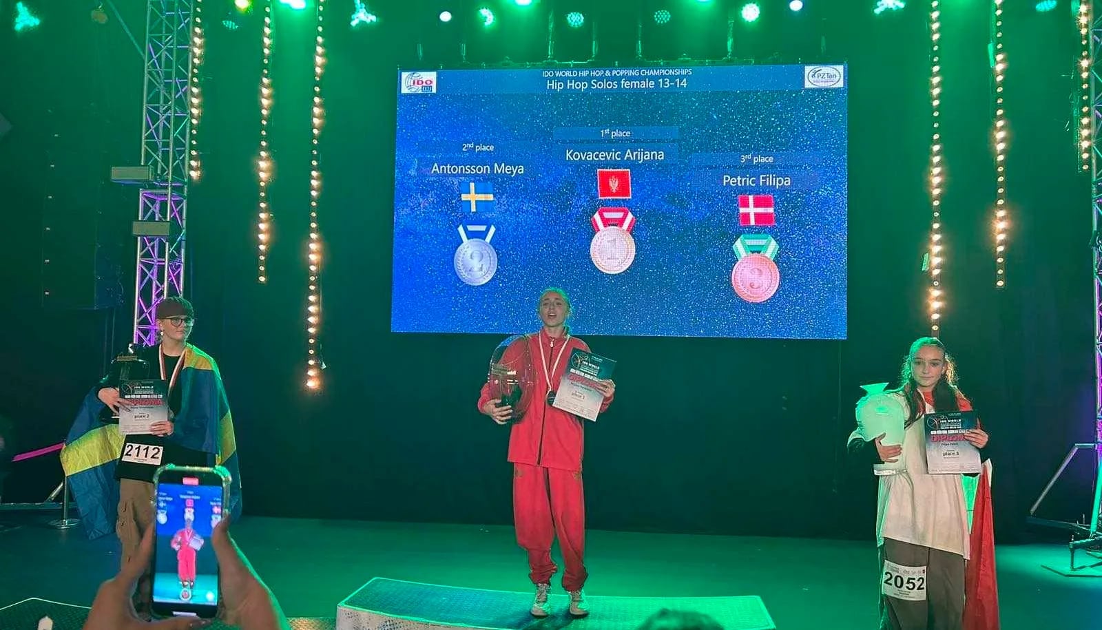 Arijana Kovačević svjetska šampionka u Hip Hop-u