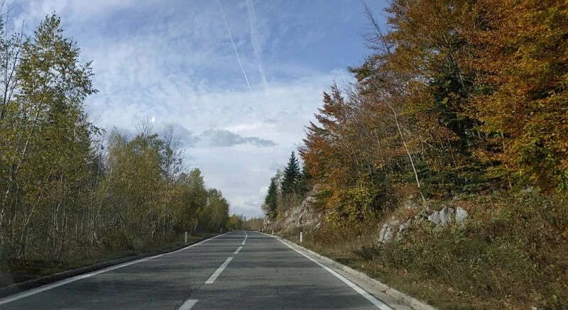 Putevi suvi, vidljivost dobra