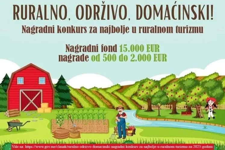 Konkurs za najbolje u ruralnom turizmu: Biraju najbolje seosko domaćinstvo, najbolju seosku domaćicu...