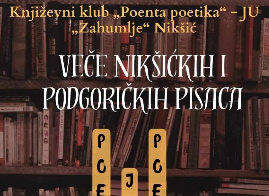 Književno veče mladih nikšićkih i podgoričkih pisaca