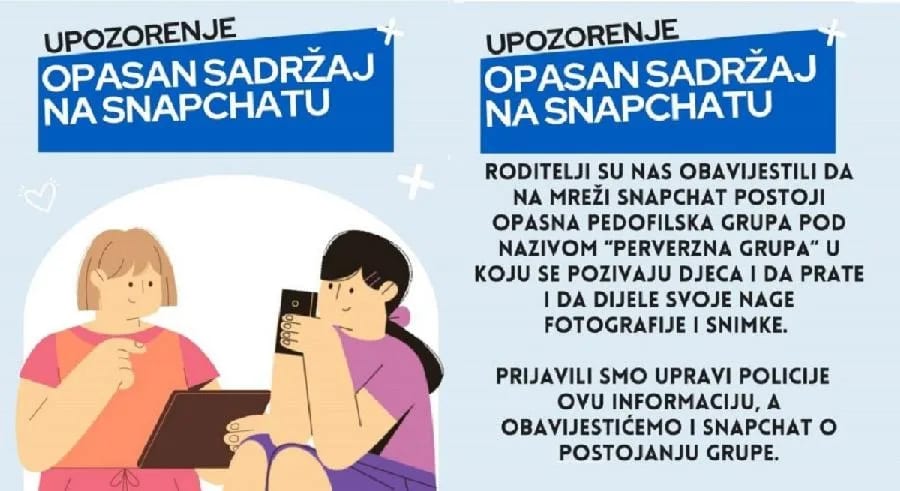 Opasna pedofilska grupa na Snepčatu, policija istražuje