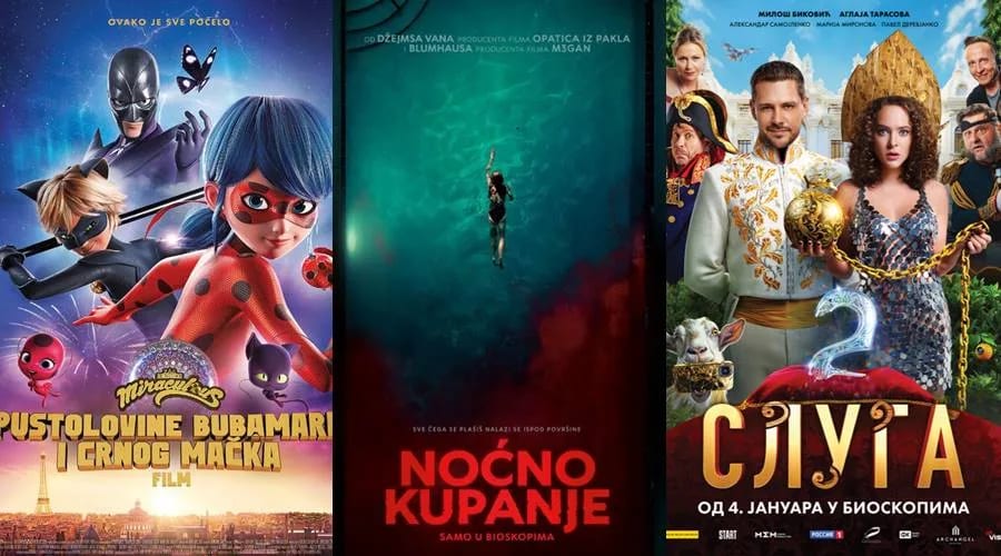 Novi repertoar bioskopa Cinema 213