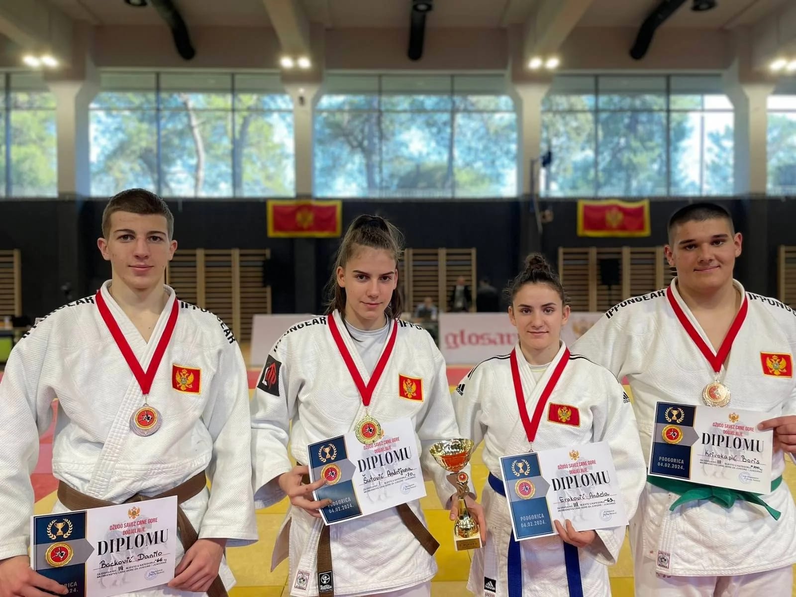 Medalje za mlade nikšićke džudiste