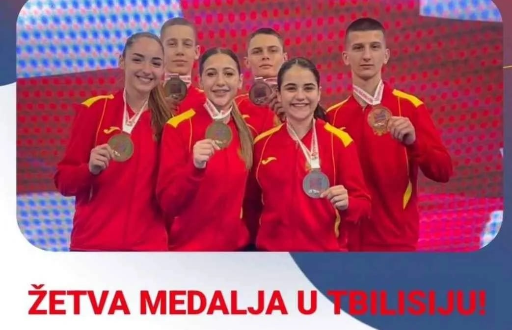 Karatistima šest medalja, Vučinić, Raković i Damjanović prvaci Evrope