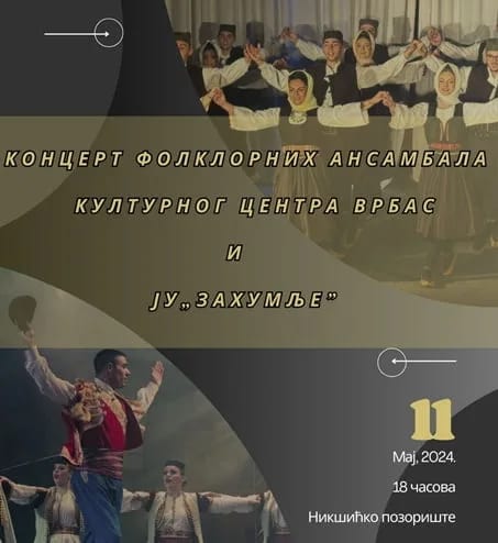 Koncert folklora u Nikšićkom pozorištu